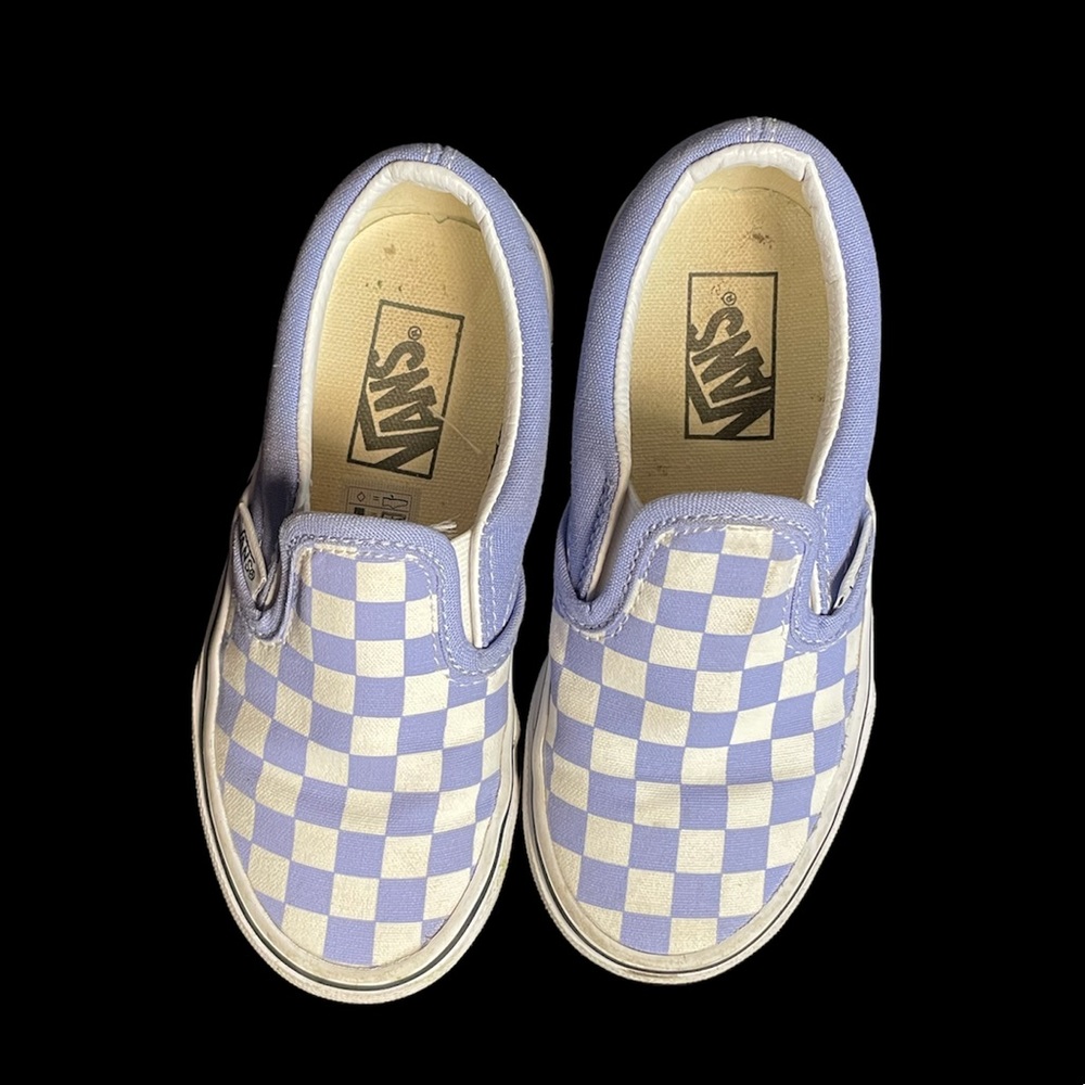 Vans Slip On Checkerboard Skate Shoe - Little Kid. US Kid size 11.0